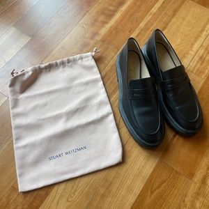 Brand New: Stuart Weitzman Ultra-Lug Penny Loafer (Size 10)